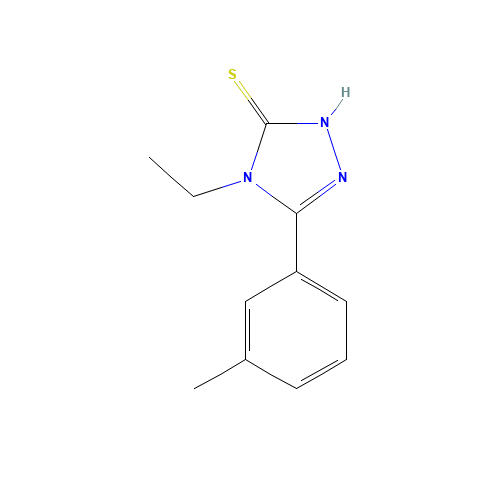 4-Ethyl-5-m-tolyl-4H-[1,2,4]triazole-3-thiol (CAS: 305337-12-6) - Related Chemical Product