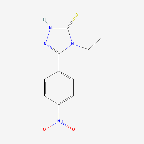 4-Ethyl-5-(4-nitro-phenyl)-4H-[1,2,4]triazole-3-thiol (CAS: 29527-36-4) - Related Chemical Product