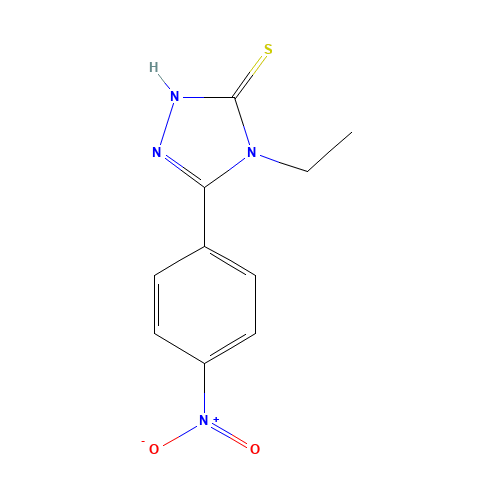4-Ethyl-5-(4-nitro-phenyl)-4H-[1,2,4]triazole-3-thiol (CAS: 29527-36-4) - Related Chemical Product