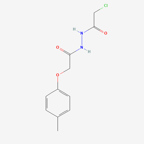 Chloro-acetic acid N'-(2-p-tolyloxy-acetyl)-hydrazide (CAS: 436095-87-3) - Chemical Structure and Molecular Formula 