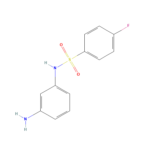 N-(3-Amino-phenyl)-4-fluoro-benzenesulfonamide (CAS: 436089-66-6) - Related Chemical Product