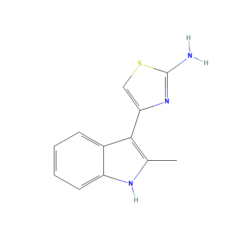 4-(2-Methyl-1H-indol-3-yl)-thiazol-2-ylamine (CAS: 50825-19-9) - Related Chemical Product