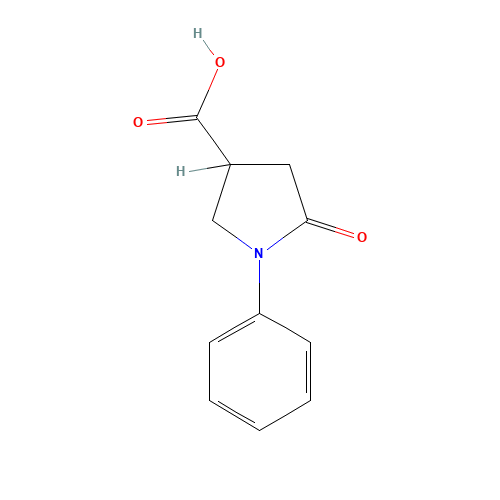 5-Oxo-1-phenyl-pyrrolidine-3-carboxylic acid (CAS: 39629-86-2) - Related Chemical Product