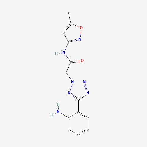 2-[5-(2-Amino-phenyl)-tetrazol-2-yl]-N-(5-methyl-isoxazol-3-yl)-acetamide (CAS: 436093-06-0) - Related Chemical Product