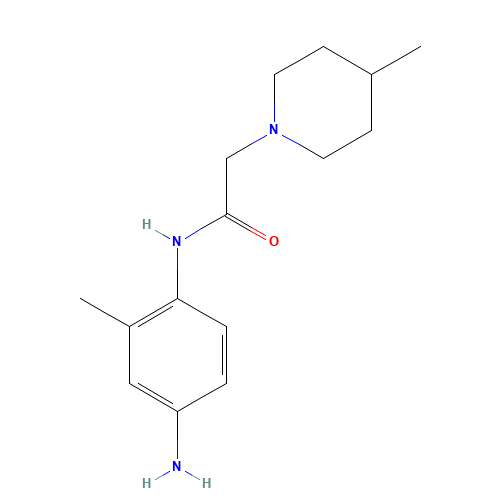N-(4-Amino-2-methyl-phenyl)-2-(4-methyl-piperidin-1-yl)-acetamide (CAS: 436090-56-1) - Related Chemical Product