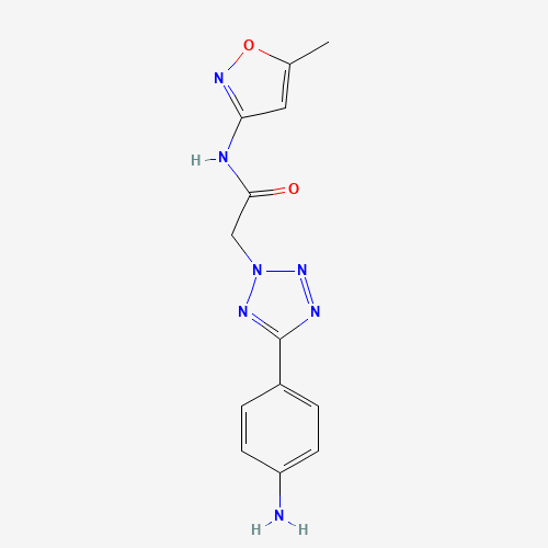 2-[5-(4-Amino-phenyl)-tetrazol-2-yl]-N-(5-methyl-isoxazol-3-yl)-acetamide (CAS: 436092-90-9) - Related Chemical Product
