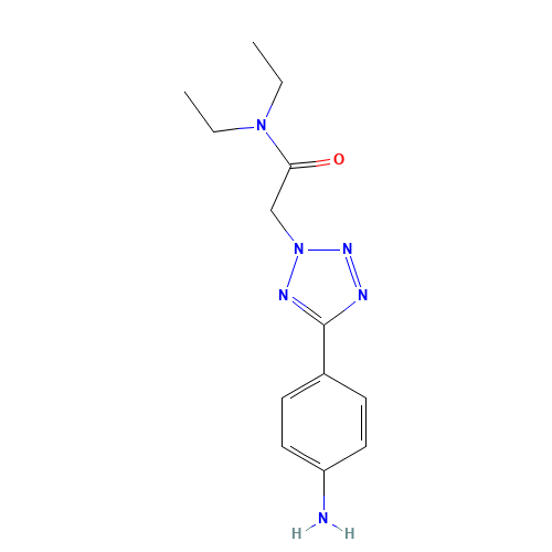 2-[5-(4-Amino-phenyl)-tetrazol-2-yl]-N,N-diethyl-acetamide (CAS: 436092-91-0) - Related Chemical Product