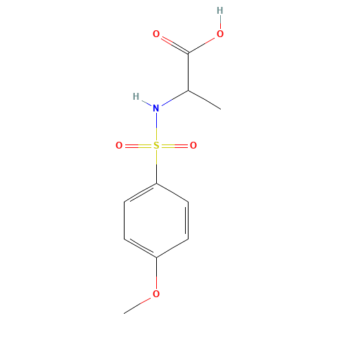 2-{[(4-Methoxyphenyl)sulfonyl]amino}propanoic acid (CAS: 59724-73-1) - Related Chemical Product