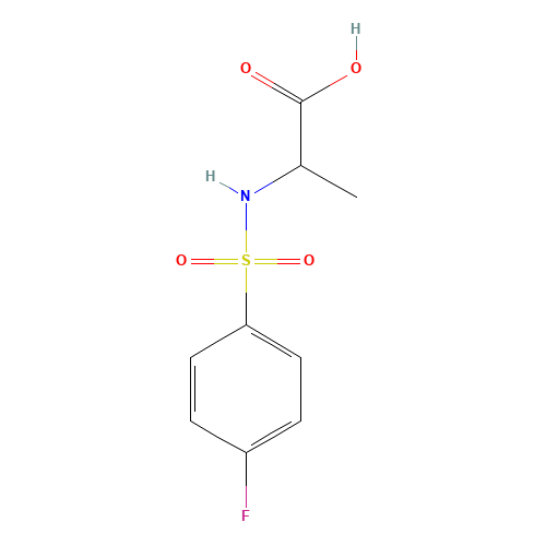 2-{[(4-Fluorophenyl)sulfonyl]amino}propanoic acid (CAS: 780-97-2) - Related Chemical Product