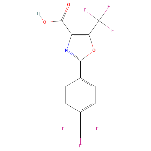 5-(Trifluoromethyl)-2-(4-trifluoromethylphenyl)-isoxazole-4-carboxylic acid (CAS: 886497-47-8) - Related Chemical Product