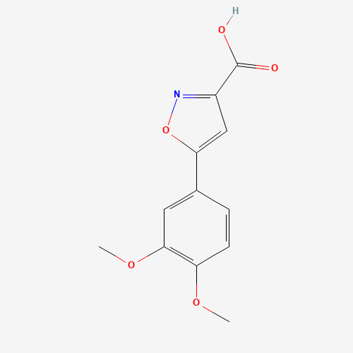 5-(3,4-Dimethoxy-phenyl)-isoxazole-3-carboxylic acid (CAS: 33282-17-6) - Related Chemical Product