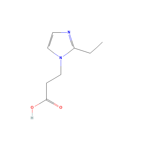 3-(2-Ethyl-imidazol-1-yl)-propionic acid (CAS: 856437-78-0) - Related Chemical Product
