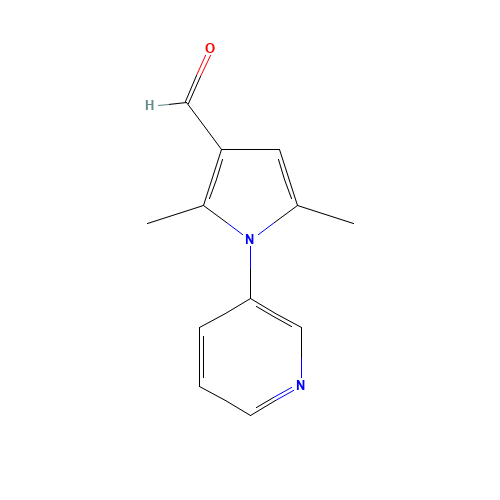 2,5-Dimethyl-1-pyridin-3-yl-1H-pyrrole-3-carbaldehyde (CAS: 35711-47-8) - Related Chemical Product