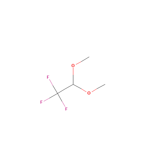 Trifluoroacetaldehyde dimethyl acetal (CAS: 42415-20-3) - Chemical Structure and Molecular Formula 