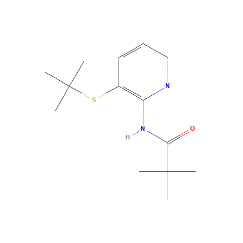 N-(3-tert-Butylsulfanyl-pyridin-2-yl)-2,2-dimethyl-propionamide (CAS: 551950-44-8) - Related Chemical Product