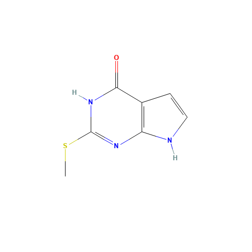 2-Methylsulfanyl-7H-pyrrolo[2,3-d]pyrimidin-4-ol (CAS: 67831-83-8) - Related Chemical Product