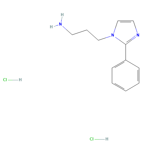 [3-(2-Phenyl-1H-imidazol-1-yl)propyl]amine dihydrochloride (CAS: 93668-45-2) - Related Chemical Product