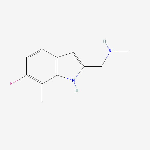[(6-Fluoro-7-methyl-1H-indol-2-l)methyl]-methylamine (CAS: 883531-68-8) - Related Chemical Product