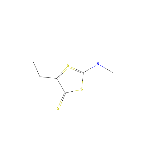 2-(N,N-Dimethyliminium)-4-ethyl-5-mercapto-1,3-dithiol, inner salt (CAS: 677031-20-8) - Related Chemical Product
