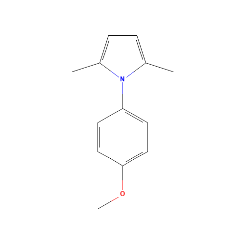 1-(4-Methoxyphenyl)-2,5-dimethylpyrrole (CAS: 5044-27-9) - Related Chemical Product