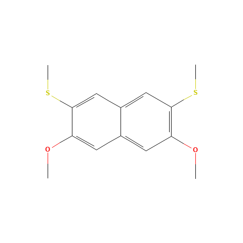 2,7-Dimethoxy-3,6-bis(methylthio)-naphthalene (CAS: 105404-97-5) - Related Chemical Product