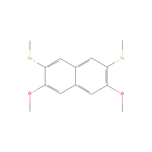 2,7-Dimethoxy-3,6-bis(methylseleno)-naphthalene (CAS: 105405-00-3) - Related Chemical Product