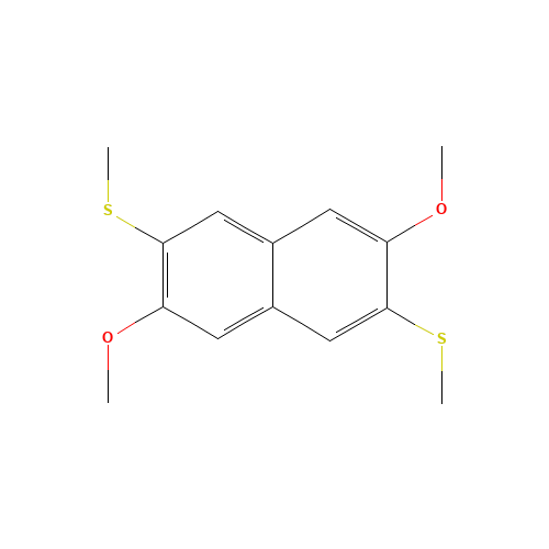 2,6-Dimethoxy-3,7-bis(methylthio)-naphthalene (CAS: 136559-34-7) - Related Chemical Product