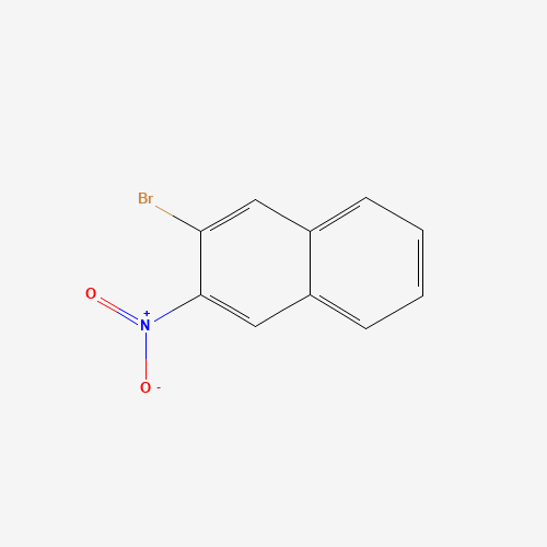 2-Bromo-3-nitronaphthalene (CAS: 67116-33-0) - Chemical Structure and Molecular Formula 