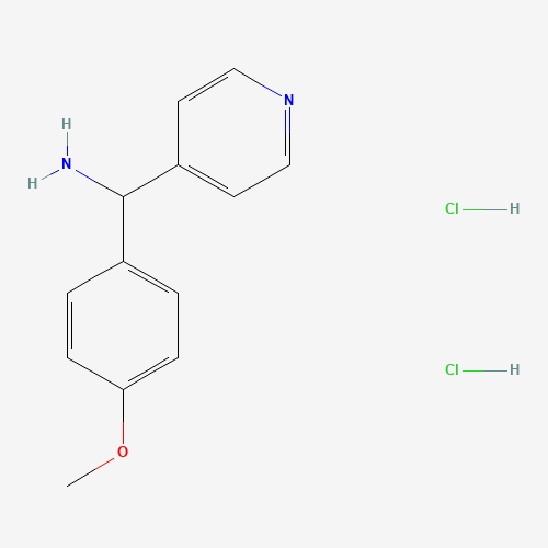 C-(4-Methoxy-phenyl)-C-pyridin-4-yl-methylamine dihydrochloride (CAS: 889939-88-2) - Related Chemical Product