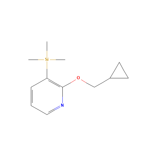 2-Cyclopropylmethoxy-3-trimethylsilanyl-pyridine (CAS: 782479-90-7) - Related Chemical Product