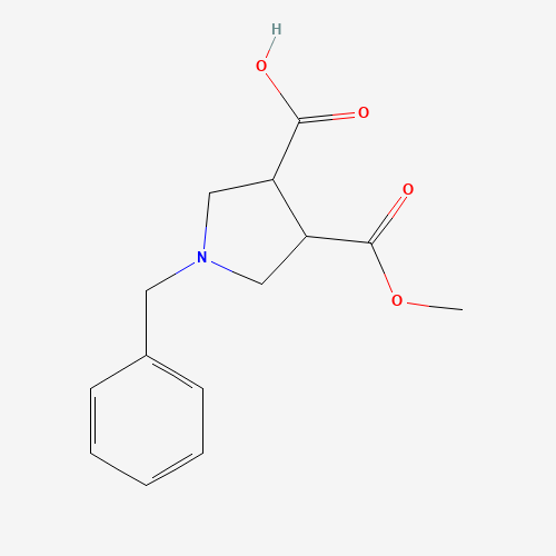 (cis-racemic)-1-Benzylpyrrolidine-3,4-dicarboxylic acid monomethyl ester (CAS: 474317-64-1) - Related Chemical Product