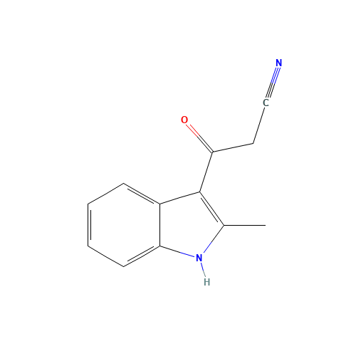 3-(2-Methyl-1H-indol-3-yl)-3-oxopropanenitrile (CAS: 76397-72-3) - Related Chemical Product