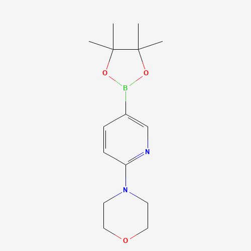 4-[5-(4,4,5,5-Tetramethyl-[1,3,2]dioxaborolan-2-yl-pyridin-2-yl]-morpholine (CAS: 485799-04-0) - Related Chemical Product