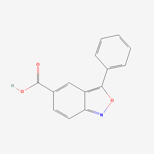 3-Phenyl-benzo[c]isoxazole-5-carboxylic acid (CAS: 39695-71-1) - Chemical Structure and Molecular Formula 