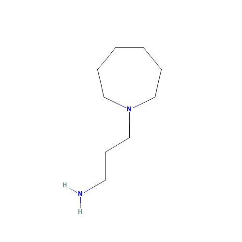 3-(1-Azepanyl)-1-propanamine (CAS: 3437-33-0) - Chemical Structure and Molecular Formula 