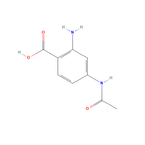 4-Acetylamino-2-amino-benzoic acid (CAS: 43134-76-5) - Related Chemical Product