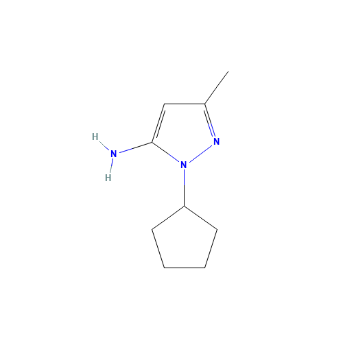 2-Cyclopentyl-5-methyl-2H-pyrazol-3-ylamine (CAS: 30241-37-3) - Related Chemical Product