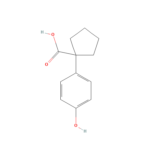 1-(4-Hydroxy-phenyl)-cyclopentanecarboxylic acid (CAS: 91496-64-9) - Related Chemical Product