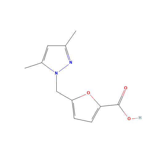 5-(3,5-Dimethyl-pyrazol-1-ylmethyl)-furan-2-carboxylic acid (CAS: 312310-14-8) - Related Chemical Product