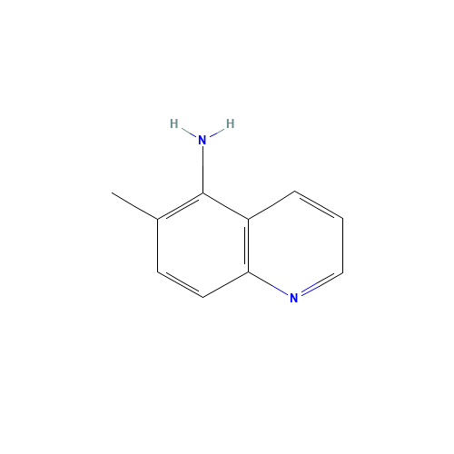 6-Methyl-5-quinolinamine (CAS: 50358-35-5) - Chemical Structure and Molecular Formula 