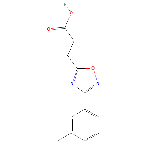 3-(3-m-Tolyl-[1,2,4]oxadiazol-5-yl)-propionic acid (CAS: 94192-16-2) - Related Chemical Product