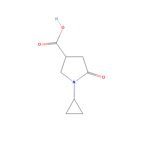 1-Cyclopropyl-5-oxo-pyrrolidine-3-carboxylic acid (CAS: 876716-43-7) - Related Chemical Product