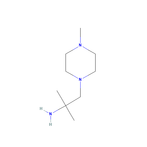 1,1-Dimethyl-2-(4-methyl-piperazin-1-yl)-ethylamine (CAS: 84725-48-4) - Related Chemical Product