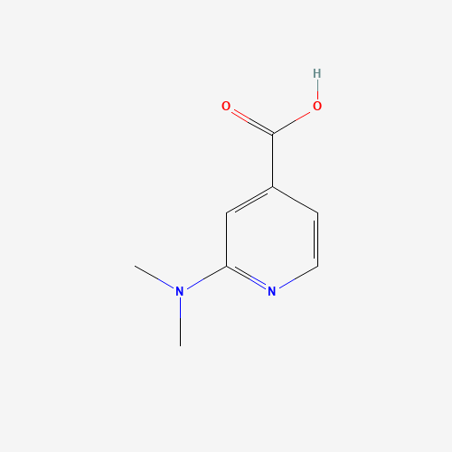 2-Dimethylamino-isonicotinic acid (CAS: 77314-81-9) - Chemical Structure and Molecular Formula 