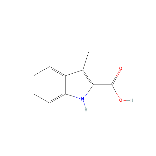 3-Methyl-1H-indole-2-carboxylic acid (CAS: 10590-73-5) - Related Chemical Product