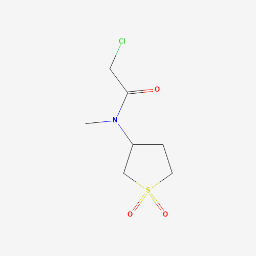 2-Chloro-N-(1,1-dioxo-tetrahydro-1lambda*6*-thiophen-3-yl)-N-methyl-acetamide (CAS: 7365-23-3) - Related Chemical Product