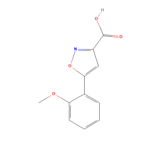 5-(2-Methoxy-phenyl)-isoxazole-3-carboxylic acid (CAS: 668971-16-2) - Related Chemical Product