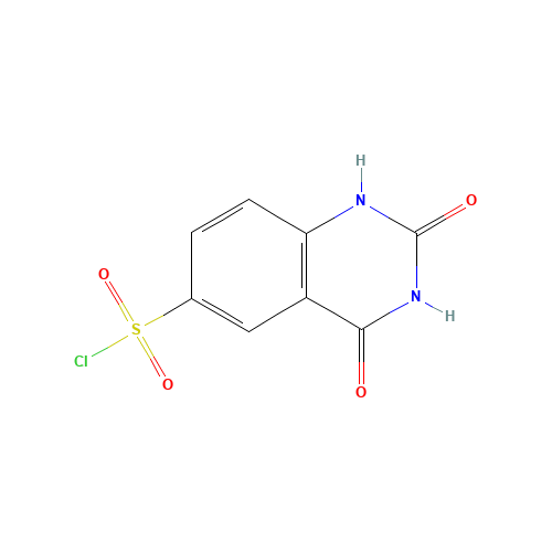2,4-Dioxo-1,2,3,4-tetrahydro-quinazoline-6-sulfonyl chloride (CAS: 56044-12-3) - Related Chemical Product
