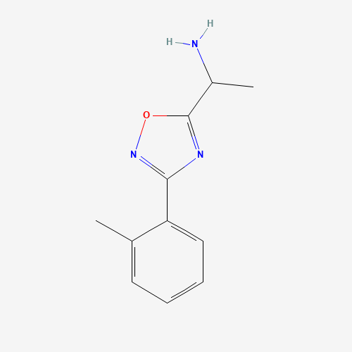 1-(3-o-Tolyl-[1,2,4]oxadiazol-5-yl)-ethylamine (CAS: 883547-38-4) - Related Chemical Product