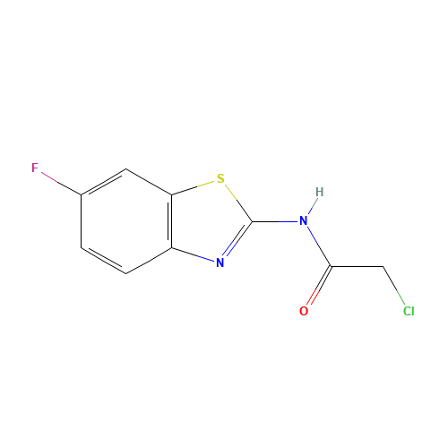 2-Chloro-N-(6-fluoro-benzothiazol-2-yl)-acetamide (CAS: 263239-23-2) - Related Chemical Product